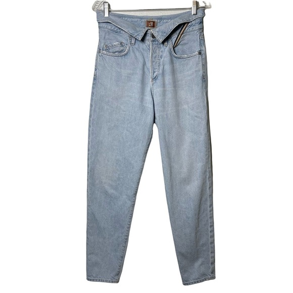 Jean Atelier Denim - Jean Atelier Flip Jean in Light Blue Wash Size 27 Scandi Girl
